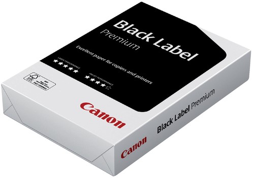 KOPIEERPAPIER CANON BLACK LABEL PREMIUM A4 80GR WIT 500 VEL