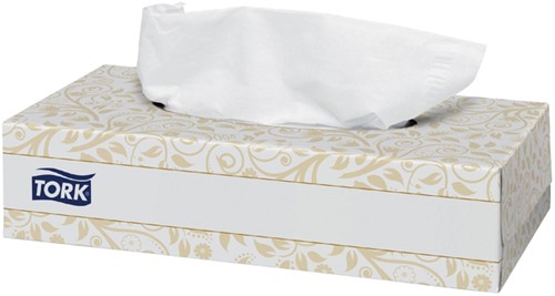FACIAL TISSUES TORK F1 PREMIUM 2-LAAGS 100 VEL WIT 140280