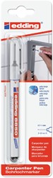 VILTSTIFT EDDING 8850 TIMMERMAN ROND 0.7MM ZWART BLISTER À 1 STUK