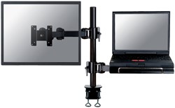 LAPTOPARM NEOMOUNTS D960 10-27" MET KLEM ZWART