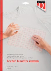 INKJET TRANSFERPAPIER VOOR TEXTIEL QUANTORE LICHTE KLEDING 6 VEL