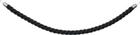 AFZETKOORD SECURIT 150CM ZWART MET CHROOME KNOP-3