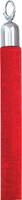 AFZETKOORD SECURIT 150CM ROOD MET CHROOME KNOP