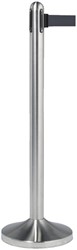 AFZETPAAL SECURIT RVS MET ROLBAND 210CM ZWART