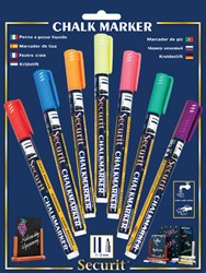 KRIJTSTIFT SECURIT SMA-100 ROND ASS 1-2MM BLISTER À 7 STUKS