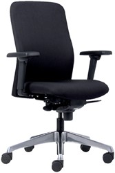 BUREAUSTOEL EUROSEATS MILANO SYNCHROOM ZWART