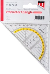 GEODRIEHOEK QUANTORE 140MM TRANSPARANT