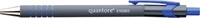 BALPEN QUANTORE RUBBERGRIP DRUKKNOP BLAUW MEDIUM