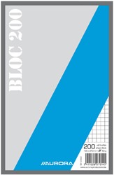 KLADBLOK AURORA 135X210MM RUIT 5X5MM 200 VEL 45GR