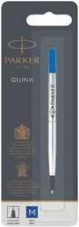 ROLLERPENVULLING PARKER QUINK MEDIUM BLAUW BLISTER À 1 STUK