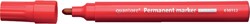 PERMANENT MARKER QUANTORE ROND 1-1.5MM ROOD
