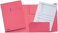 DOSSIERMAP ESSELTE A4 3 KLEPPEN MANILLA 275GR ROZE