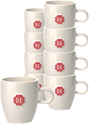 KOPJE DOUWE EGBERTS LUNGO 180ML WIT