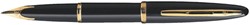 VULPEN WATERMAN CARENE SEA BLACK LACQUER GT MEDIUM
