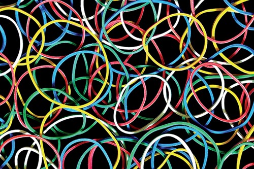 ELASTIEK STANDARD RUBBER BANDS 18 50GR 94 STUKS ASSORTI-2