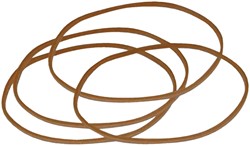 ELASTIEK STANDARD RUBBER BANDS 22 100X1.5MM 50GR 130 STUKS BRUIN