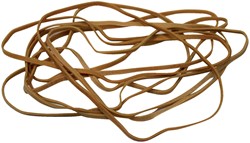 ELASTIEK STANDARD RUBBER BANDS 24 150X1.5MM 50GR 85 STUKS BRUIN