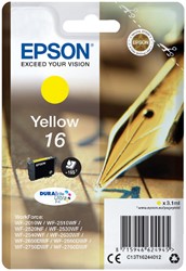 INKTCARTRIDGE EPSON 16 T1624 GEEL