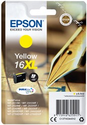 INKTCARTRIDGE EPSON 16XL T1634 GEEL