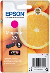 INKTCARTRIDGE EPSON 33 T3343 ROOD