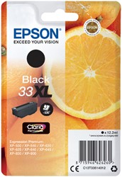 INKTCARTRIDGE EPSON 33XL T3351 ZWART
