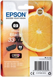 INKTCARTRIDGE EPSON 33XL T3361 FOTO ZWART