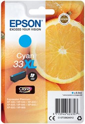 INKTCARTRIDGE EPSON 33XL T3362 BLAUW