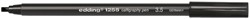 KALLIGRAFIEPEN EDDING 1255 3.5MM ZWART