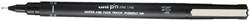 FINELINER UNI-BALL PIN 0.2MM ZWART