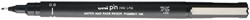 FINELINER UNI-BALL PIN 0.8MM ZWART