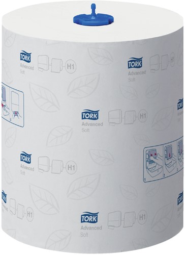 HANDDOEKROL TORK H1 MATIC ADVANCED 2-LAAGS 150M WIT 290067-5