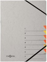 SORTEERMAP PAGNA EASY A4 7 TABS GEEL/ORANJE