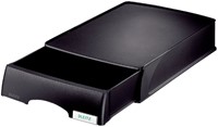 BRIEVENBAK LEITZ PLUS MET LADE A4 MAXI ZWART