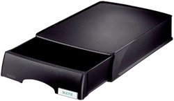BRIEVENBAK LEITZ PLUS MET LADE A4 MAXI ZWART