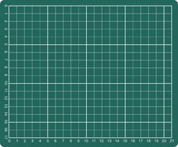 SNIJMAT A5 230X190MM GROEN