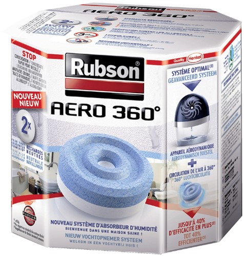 VOCHTOPNEMER RUBSON AERO 360 NAVULLING 2 STUKS