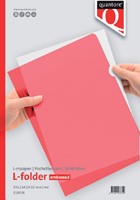 INSTEEKMAP L-MODEL QUANTORE A4 PP 0.12MM ROOD 25 STUKS
