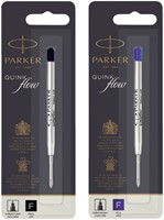 BALPENVULLING PARKER QUINKFLOW FIJN BLAUW BLISTER À 1 STUK-3