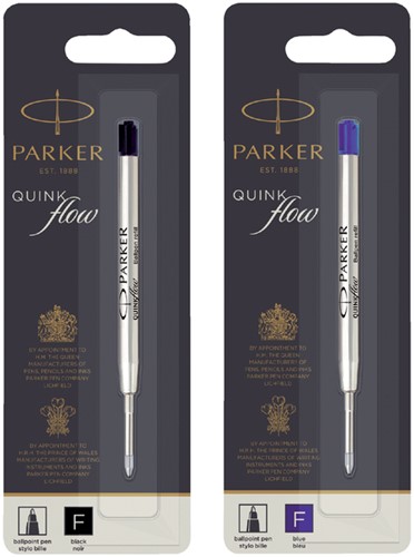 BALPENVULLING PARKER QUINKFLOW FIJN BLAUW BLISTER À 1 STUK-3