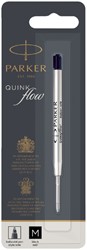 BALPENVULLING PARKER QUINKFLOW MEDIUM ZWART BLISTER À 1 STUK