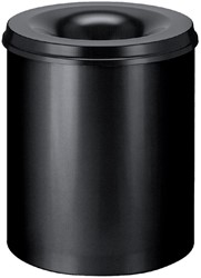 PAPIERBAK MET VLAMDOVER VEPABINS 80LITER 47CM ZWART