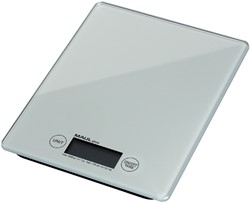 BRIEFWEGER MAUL GLOSS TOT 5000 GRAM GLAZEN PLATEAU INCLUSIEF BATTERIJ WIT