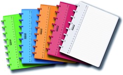 SCHRIFT ADOC A5 LIJN 144 PAGINA'S 90GR ASSORTI