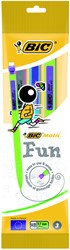 VULPOTLOOD BIC MATIC FUN HB  0.7MM BLISTER À 3 STUKS