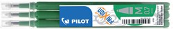 ROLLERPENVULLING PILOT FRIXION MEDIUM GROEN SET À 3 STUKS