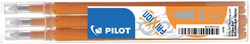 ROLLERPENVULLING PILOT FRIXION MEDIUM ORANJE SET À 3 STUKS