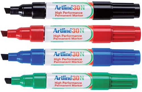 VILTSTIFT ARTLINE 30 SCHUIN 2-5MM GROEN-2