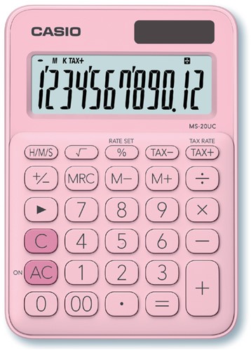 REKENMACHINE CASIO MS-20UC ROZE
