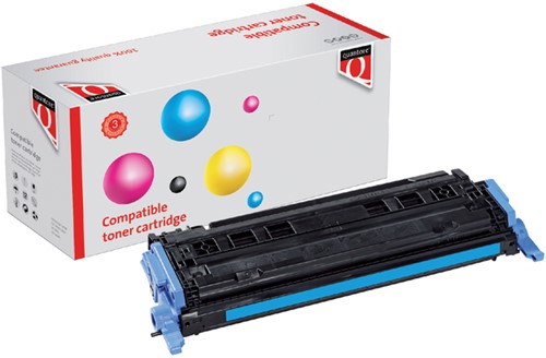TONERCARTRIDGE QUANTORE ALTERNATIEF TBV HP Q6001A 124A BLAUW