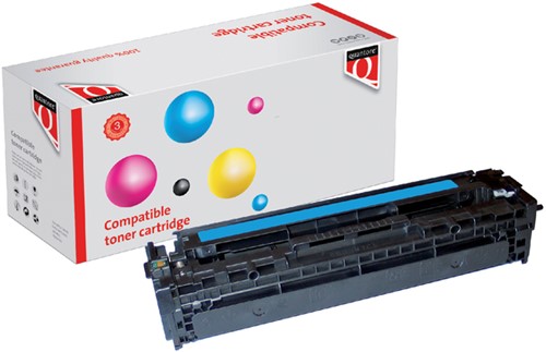 TONERCARTRIDGE QUANTORE ALTERNATIEF TBV HP CE321A 128A BLAUW